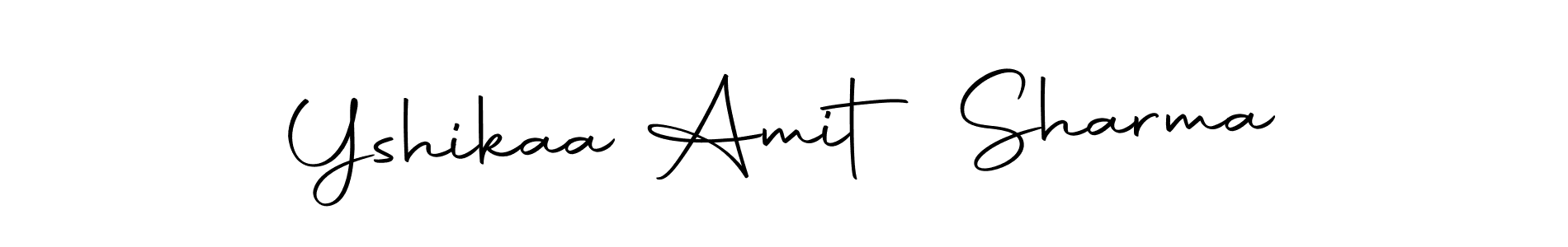 Yshikaa Amit Sharma stylish signature style. Best Handwritten Sign (Autography-DOLnW) for my name. Handwritten Signature Collection Ideas for my name Yshikaa Amit Sharma. Yshikaa Amit Sharma signature style 10 images and pictures png