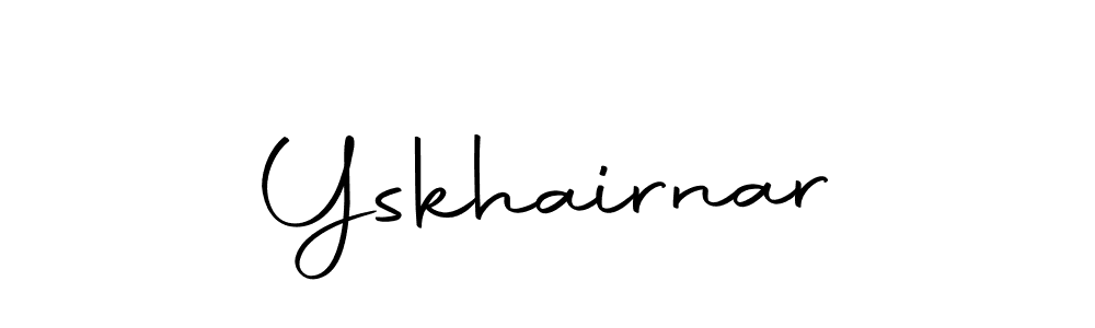 Make a beautiful signature design for name Yskhairnar. Use this online signature maker to create a handwritten signature for free. Yskhairnar signature style 10 images and pictures png