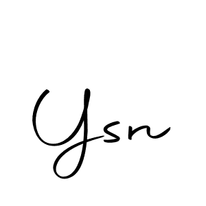 Use a signature maker to create a handwritten signature online. With this signature software, you can design (Autography-DOLnW) your own signature for name Ysn. Ysn signature style 10 images and pictures png