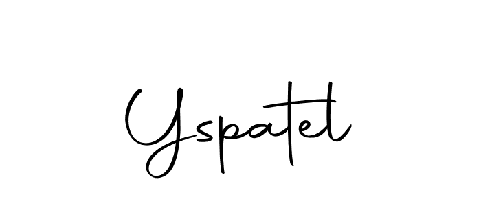 Similarly Autography-DOLnW is the best handwritten signature design. Signature creator online .You can use it as an online autograph creator for name Yspatel. Yspatel signature style 10 images and pictures png
