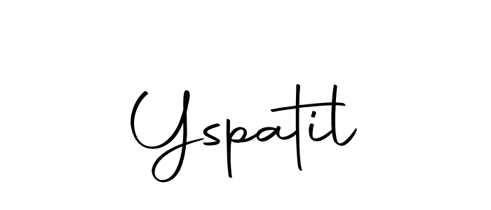 You should practise on your own different ways (Autography-DOLnW) to write your name (Yspatil) in signature. don't let someone else do it for you. Yspatil signature style 10 images and pictures png