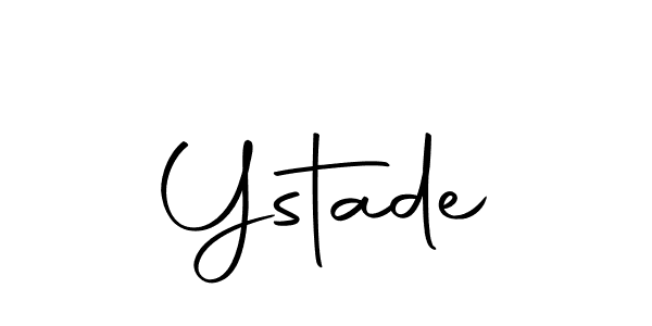 Design your own signature with our free online signature maker. With this signature software, you can create a handwritten (Autography-DOLnW) signature for name Ystade. Ystade signature style 10 images and pictures png