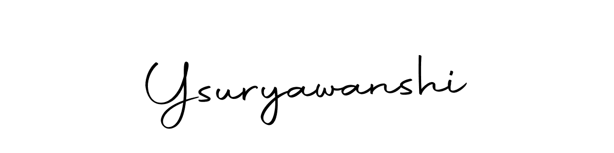 Use a signature maker to create a handwritten signature online. With this signature software, you can design (Autography-DOLnW) your own signature for name Ysuryawanshi. Ysuryawanshi signature style 10 images and pictures png