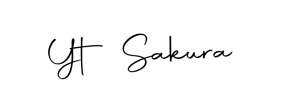 if you are searching for the best signature style for your name Yt Sakura. so please give up your signature search. here we have designed multiple signature styles  using Autography-DOLnW. Yt Sakura signature style 10 images and pictures png