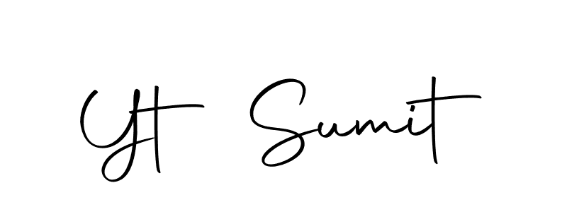 if you are searching for the best signature style for your name Yt Sumit. so please give up your signature search. here we have designed multiple signature styles  using Autography-DOLnW. Yt Sumit signature style 10 images and pictures png