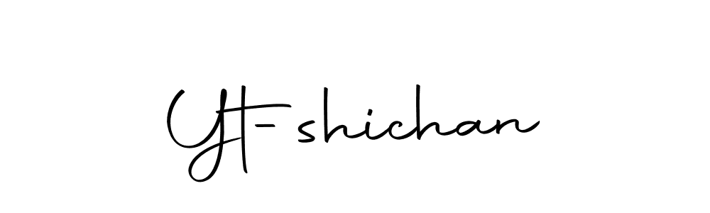 Design your own signature with our free online signature maker. With this signature software, you can create a handwritten (Autography-DOLnW) signature for name Yt-shichan. Yt-shichan signature style 10 images and pictures png