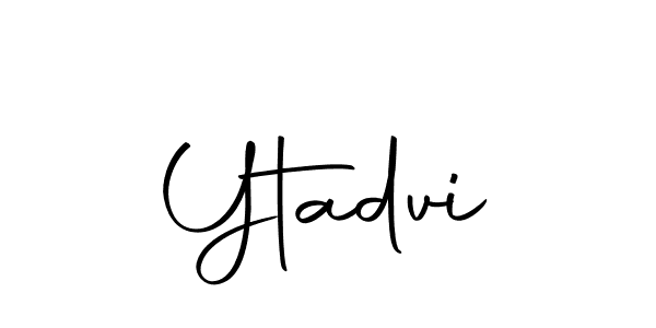 Create a beautiful signature design for name Ytadvi. With this signature (Autography-DOLnW) fonts, you can make a handwritten signature for free. Ytadvi signature style 10 images and pictures png