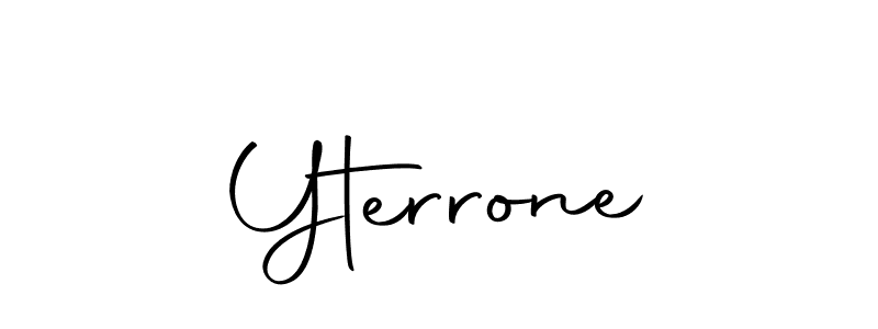 if you are searching for the best signature style for your name Yterrone. so please give up your signature search. here we have designed multiple signature styles  using Autography-DOLnW. Yterrone signature style 10 images and pictures png