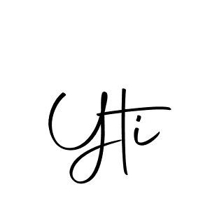 How to make Yti name signature. Use Autography-DOLnW style for creating short signs online. This is the latest handwritten sign. Yti signature style 10 images and pictures png