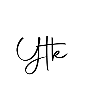 Use a signature maker to create a handwritten signature online. With this signature software, you can design (Autography-DOLnW) your own signature for name Ytk. Ytk signature style 10 images and pictures png