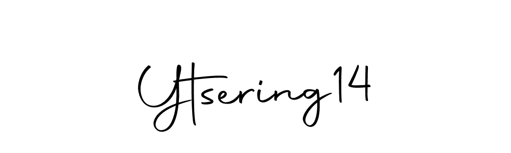 It looks lik you need a new signature style for name Ytsering14. Design unique handwritten (Autography-DOLnW) signature with our free signature maker in just a few clicks. Ytsering14 signature style 10 images and pictures png