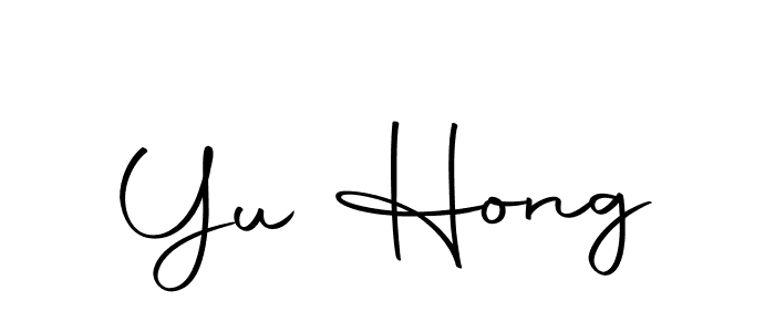 Make a beautiful signature design for name Yu Hong. With this signature (Autography-DOLnW) style, you can create a handwritten signature for free. Yu Hong signature style 10 images and pictures png