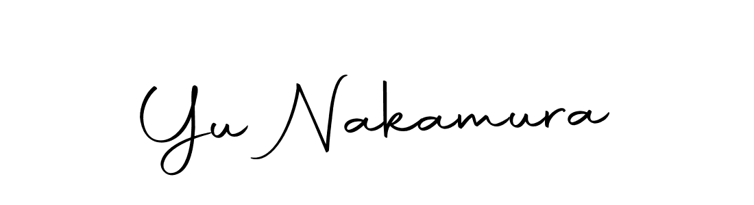 Design your own signature with our free online signature maker. With this signature software, you can create a handwritten (Autography-DOLnW) signature for name Yu Nakamura. Yu Nakamura signature style 10 images and pictures png