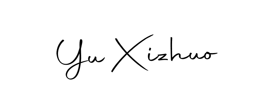 Here are the top 10 professional signature styles for the name Yu Xizhuo. These are the best autograph styles you can use for your name. Yu Xizhuo signature style 10 images and pictures png