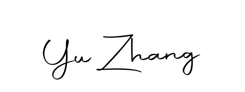 You should practise on your own different ways (Autography-DOLnW) to write your name (Yu Zhang) in signature. don't let someone else do it for you. Yu Zhang signature style 10 images and pictures png