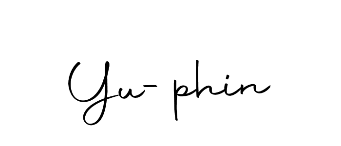 Make a beautiful signature design for name Yu-phin. Use this online signature maker to create a handwritten signature for free. Yu-phin signature style 10 images and pictures png