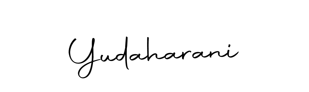 The best way (Autography-DOLnW) to make a short signature is to pick only two or three words in your name. The name Yudaharani include a total of six letters. For converting this name. Yudaharani signature style 10 images and pictures png