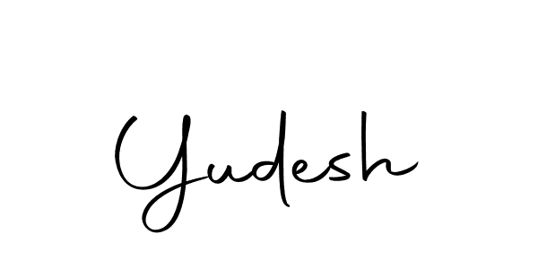 Create a beautiful signature design for name Yudesh. With this signature (Autography-DOLnW) fonts, you can make a handwritten signature for free. Yudesh signature style 10 images and pictures png