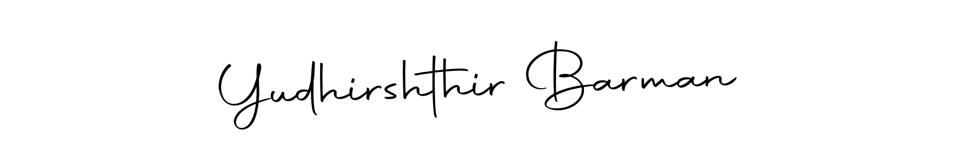 How to make Yudhirshthir Barman signature? Autography-DOLnW is a professional autograph style. Create handwritten signature for Yudhirshthir Barman name. Yudhirshthir Barman signature style 10 images and pictures png