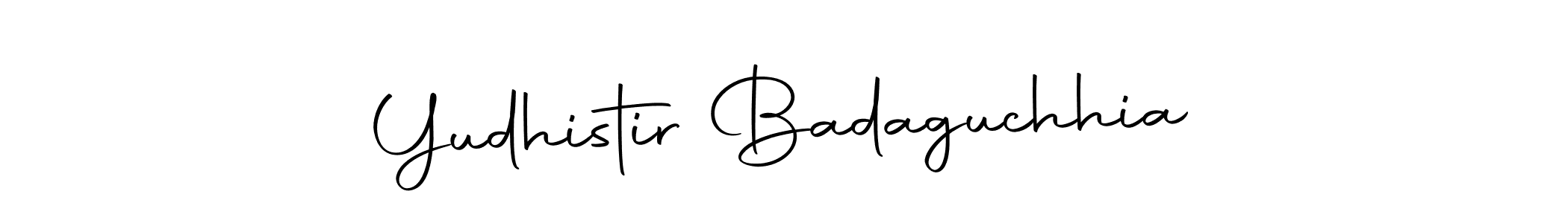 Make a beautiful signature design for name Yudhistir Badaguchhia. Use this online signature maker to create a handwritten signature for free. Yudhistir Badaguchhia signature style 10 images and pictures png