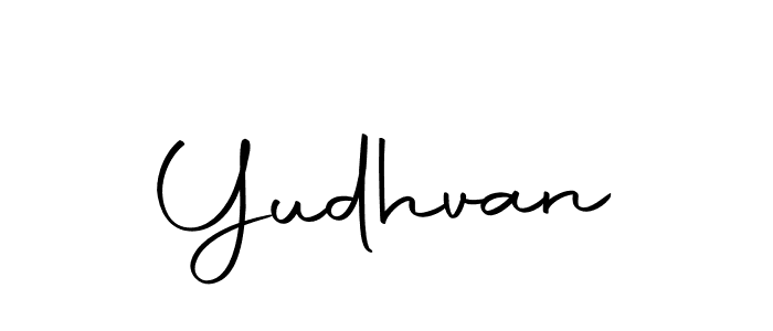 Create a beautiful signature design for name Yudhvan. With this signature (Autography-DOLnW) fonts, you can make a handwritten signature for free. Yudhvan signature style 10 images and pictures png