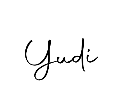 How to make Yudi name signature. Use Autography-DOLnW style for creating short signs online. This is the latest handwritten sign. Yudi signature style 10 images and pictures png