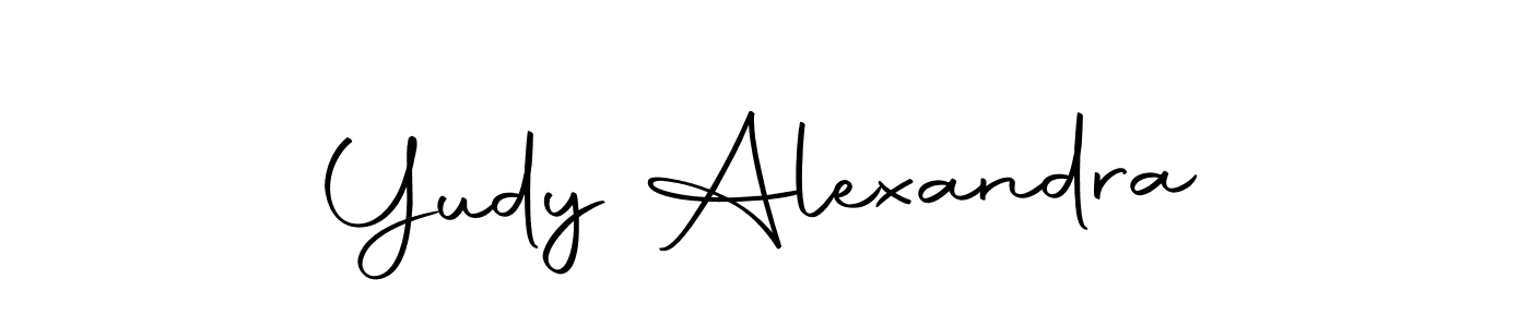 Here are the top 10 professional signature styles for the name Yudy Alexandra. These are the best autograph styles you can use for your name. Yudy Alexandra signature style 10 images and pictures png