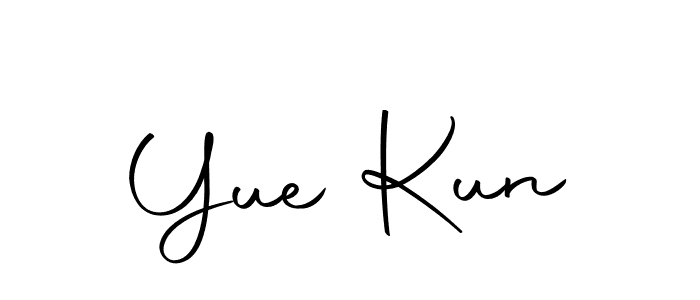 Yue Kun stylish signature style. Best Handwritten Sign (Autography-DOLnW) for my name. Handwritten Signature Collection Ideas for my name Yue Kun. Yue Kun signature style 10 images and pictures png