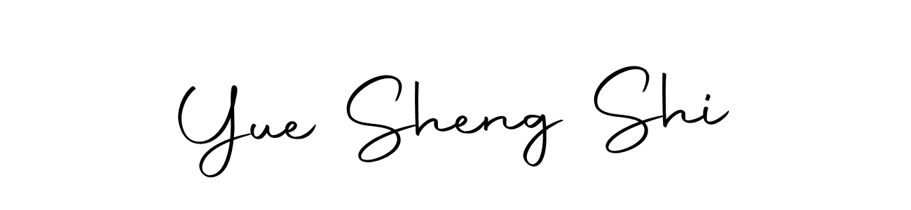 The best way (Autography-DOLnW) to make a short signature is to pick only two or three words in your name. The name Yue Sheng Shi include a total of six letters. For converting this name. Yue Sheng Shi signature style 10 images and pictures png