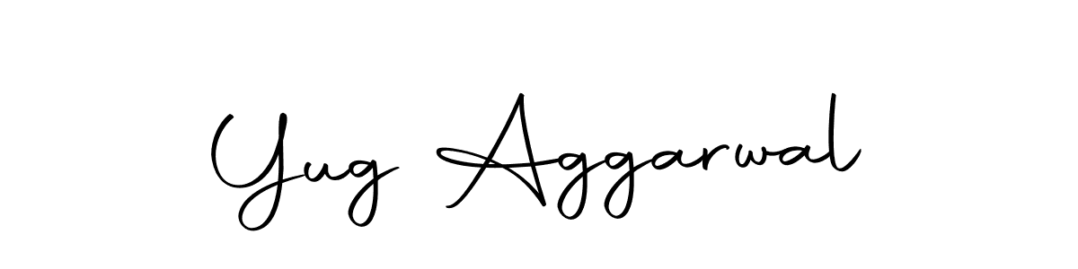 Autography-DOLnW is a professional signature style that is perfect for those who want to add a touch of class to their signature. It is also a great choice for those who want to make their signature more unique. Get Yug Aggarwal name to fancy signature for free. Yug Aggarwal signature style 10 images and pictures png