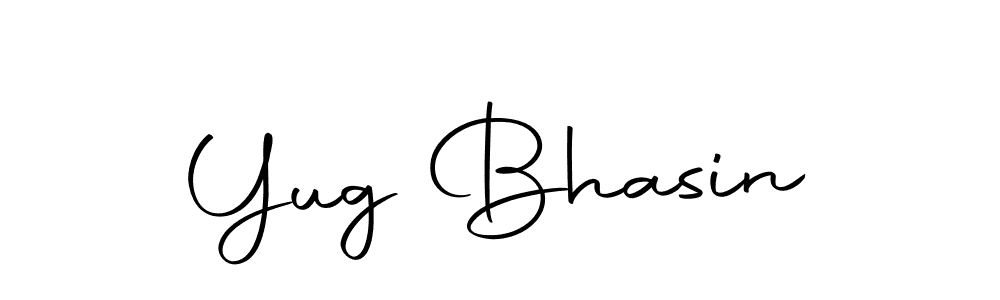 Make a short Yug Bhasin signature style. Manage your documents anywhere anytime using Autography-DOLnW. Create and add eSignatures, submit forms, share and send files easily. Yug Bhasin signature style 10 images and pictures png