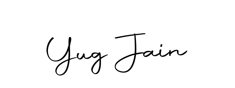 if you are searching for the best signature style for your name Yug Jain. so please give up your signature search. here we have designed multiple signature styles  using Autography-DOLnW. Yug Jain signature style 10 images and pictures png