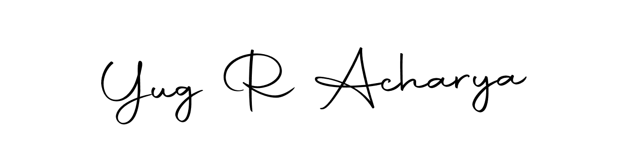 Check out images of Autograph of Yug R Acharya name. Actor Yug R Acharya Signature Style. Autography-DOLnW is a professional sign style online. Yug R Acharya signature style 10 images and pictures png