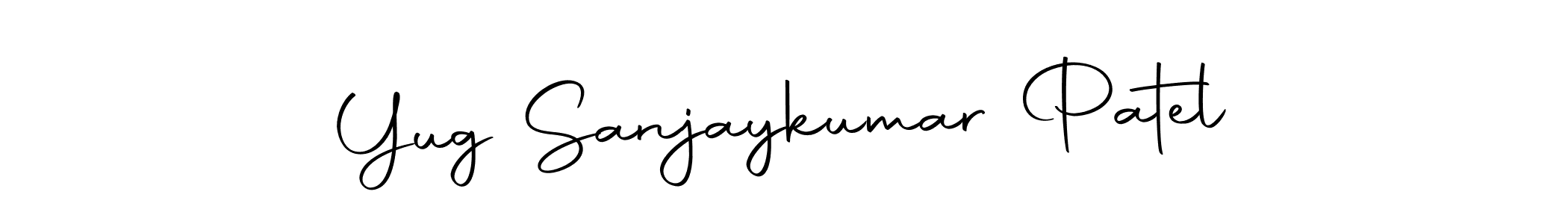 You can use this online signature creator to create a handwritten signature for the name Yug Sanjaykumar Patel. This is the best online autograph maker. Yug Sanjaykumar Patel signature style 10 images and pictures png