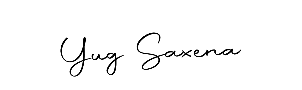 Use a signature maker to create a handwritten signature online. With this signature software, you can design (Autography-DOLnW) your own signature for name Yug Saxena. Yug Saxena signature style 10 images and pictures png