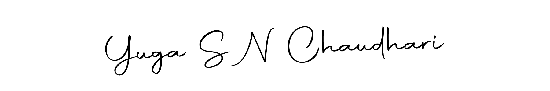 Design your own signature with our free online signature maker. With this signature software, you can create a handwritten (Autography-DOLnW) signature for name Yuga S N Chaudhari. Yuga S N Chaudhari signature style 10 images and pictures png