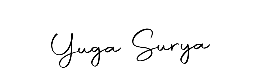 Autography-DOLnW is a professional signature style that is perfect for those who want to add a touch of class to their signature. It is also a great choice for those who want to make their signature more unique. Get Yuga Surya name to fancy signature for free. Yuga Surya signature style 10 images and pictures png