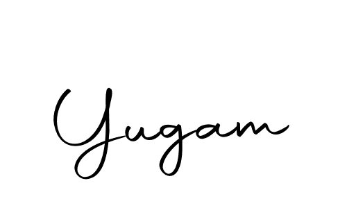 Yugam stylish signature style. Best Handwritten Sign (Autography-DOLnW) for my name. Handwritten Signature Collection Ideas for my name Yugam. Yugam signature style 10 images and pictures png