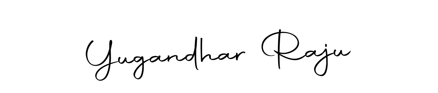 Yugandhar Raju stylish signature style. Best Handwritten Sign (Autography-DOLnW) for my name. Handwritten Signature Collection Ideas for my name Yugandhar Raju. Yugandhar Raju signature style 10 images and pictures png