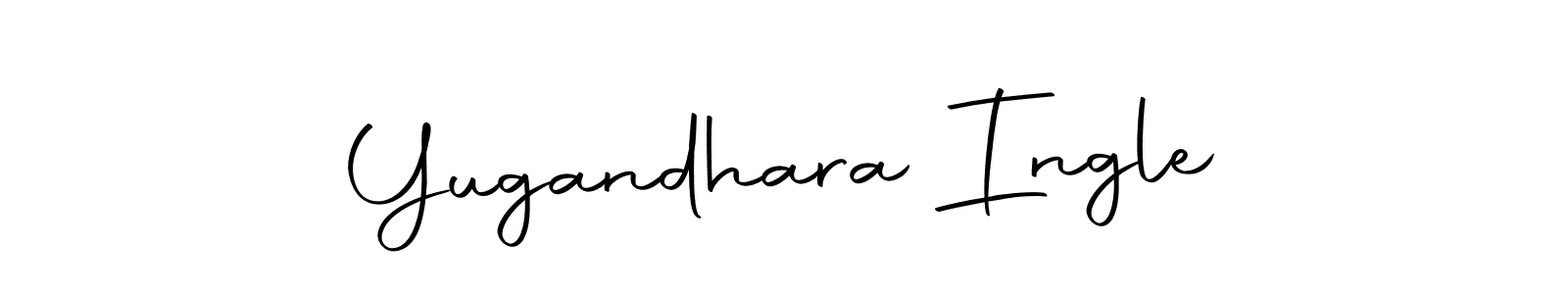 You should practise on your own different ways (Autography-DOLnW) to write your name (Yugandhara Ingle) in signature. don't let someone else do it for you. Yugandhara Ingle signature style 10 images and pictures png