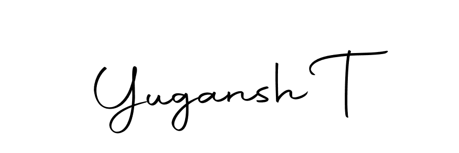Design your own signature with our free online signature maker. With this signature software, you can create a handwritten (Autography-DOLnW) signature for name Yugansh T. Yugansh T signature style 10 images and pictures png