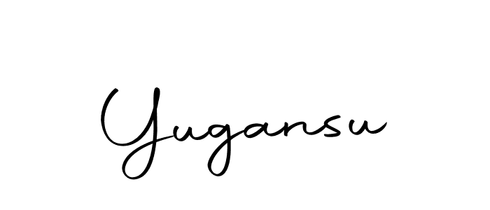 How to make Yugansu signature? Autography-DOLnW is a professional autograph style. Create handwritten signature for Yugansu name. Yugansu signature style 10 images and pictures png