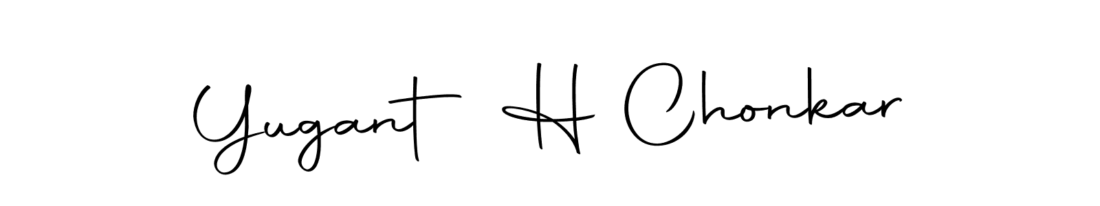 Also You can easily find your signature by using the search form. We will create Yugant H Chonkar name handwritten signature images for you free of cost using Autography-DOLnW sign style. Yugant H Chonkar signature style 10 images and pictures png