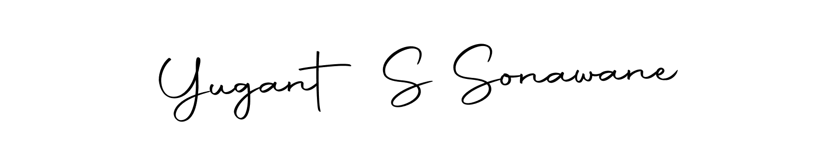 Here are the top 10 professional signature styles for the name Yugant S Sonawane. These are the best autograph styles you can use for your name. Yugant S Sonawane signature style 10 images and pictures png