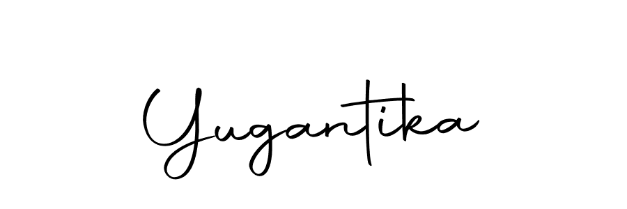 Use a signature maker to create a handwritten signature online. With this signature software, you can design (Autography-DOLnW) your own signature for name Yugantika. Yugantika signature style 10 images and pictures png