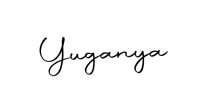 Design your own signature with our free online signature maker. With this signature software, you can create a handwritten (Autography-DOLnW) signature for name Yuganya. Yuganya signature style 10 images and pictures png