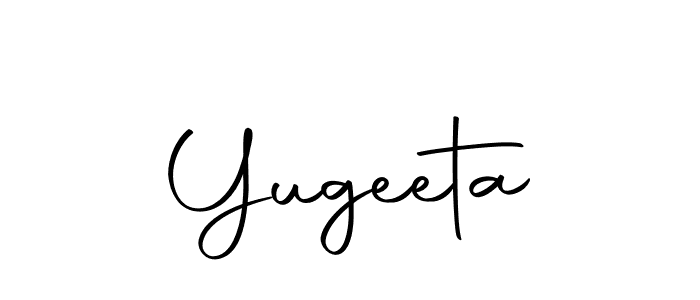if you are searching for the best signature style for your name Yugeeta. so please give up your signature search. here we have designed multiple signature styles  using Autography-DOLnW. Yugeeta signature style 10 images and pictures png