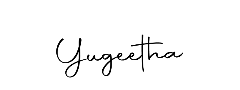Make a beautiful signature design for name Yugeetha. Use this online signature maker to create a handwritten signature for free. Yugeetha signature style 10 images and pictures png