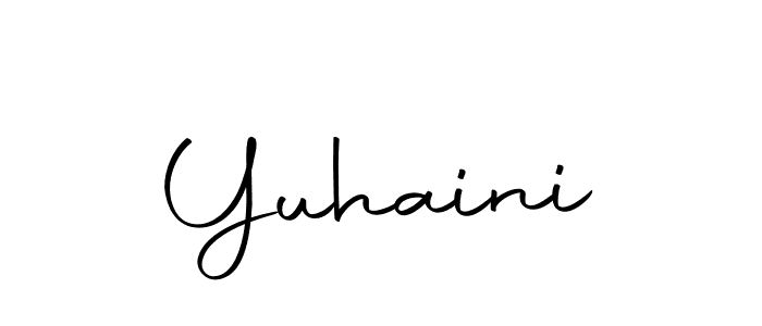 You can use this online signature creator to create a handwritten signature for the name Yuhaini. This is the best online autograph maker. Yuhaini signature style 10 images and pictures png