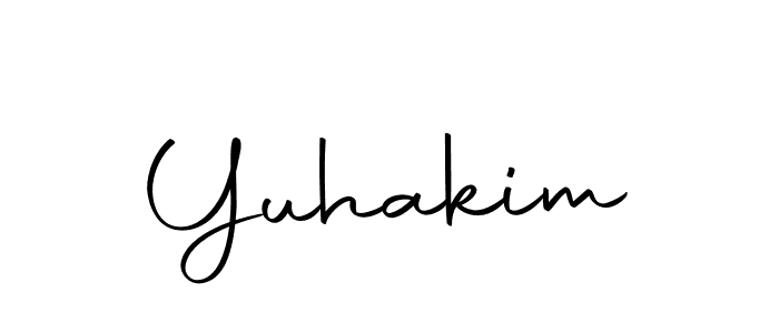 How to make Yuhakim name signature. Use Autography-DOLnW style for creating short signs online. This is the latest handwritten sign. Yuhakim signature style 10 images and pictures png